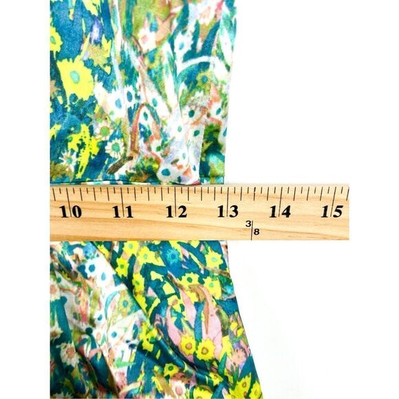 O’2nd Barney’s New York Floral Spring Bright Pocket Mini Dress Cotton Blend Size - Picture 8 of 10